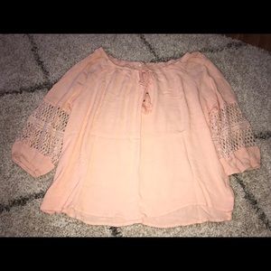 Women’s Plus Size 22/24 Peach Blouse Never Worn
